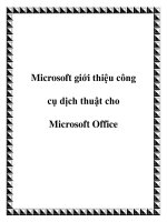Microsoft giới thiệu công cụ dịch thuật cho Microsoft Office pptx