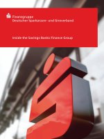 Finanzgruppe Deutscher Sparkassen- und Giroverband: Inside the Savings Banks Finance Group pptx
