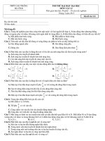 Đề Thi Thử Đại Học Vật Lý 2013 - Phần 2 - Đề 2 (có đáp án) pdf