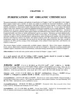 PURIFICATION OF ORGANIC CHEMICALS pot