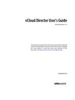 vCloud Director User''''s Guide vCloud Director 1.5 docx