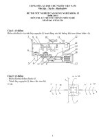 đề thi lý thuyết khóa 2 - công nghệ ôtô - mã đề thi oto - lt (24)