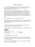 2 Kỹ năng Seo cho Blogspot potx