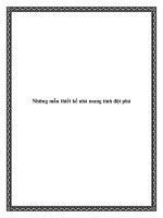 Những mẫu thiết kế nhà mang tính đột phá pot