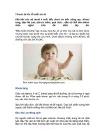 10 món ăn bốc tốt nhất cho bé