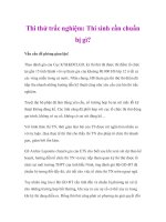 Thi thử trắc nghiệm: Thí sinh cần chuẩn bị gì? ppt