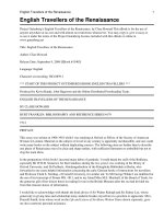 English Travellers of the Renaissance pdf