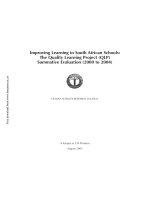 Improving Learning in South African Schools pdf