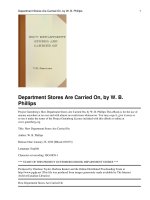 How Department Stores Are Carried On pot