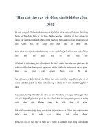 “Hạn chế cho vay bất động sản là không công bằng” doc