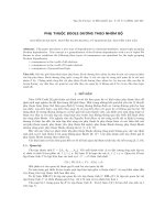 Phụ thuộc Boole dương theo nhóm bộ. pptx