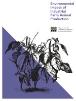 Environmental Impact of Industrial Farm Animal Production ppt