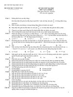 đề thi thử đại học môn lý khối a - đề số 12