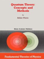 Quantum theory -  concepts & methods   a  peres