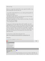 Kinh nghiệm diệt virus docx