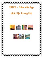 IBIZA - Điểm đến đẹp nhất Địa Trung Hải potx