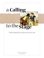 A CALLING DIRECTOR''''S VERSION TO THE STAGE pot