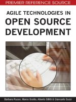 Agile Technologies in Open Source Development ppt