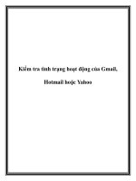 Kiểm tra tình trạng hoạt động của Gmail, Hotmail hoặc Yahoo. docx