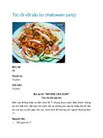 Tóc rối xốt sâu bơ (Halloween party) pptx