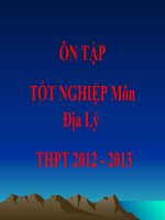 Ôn tập tốt nghiệp môn địa lý doc