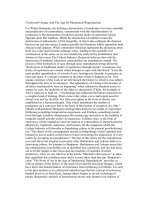 clockwork orange and the age of mechanical reproduction