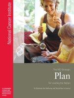 The NCI Strategic Plan for Leading the Nation To Eliminate the Suffering and Death Due to Cancer pdf
