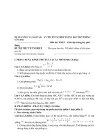 Đề Thi Thử Đại Học Toán 2013 - Đề 26 ppt