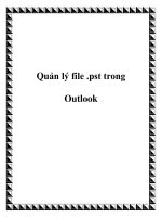 Quản lý file .pst trong Outlook docx