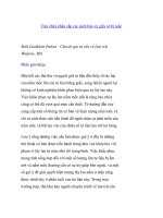 Cứu chữa khẩn cấp các sách báo và giấy tờ bị mốc ppt