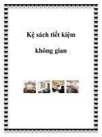 Kệ sách tiết kiệm không gian ppt