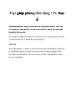 Mẹo giúp phòng tắm rộng hơn thực tế docx