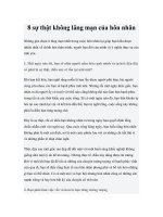 8 sự thật không lãng mạn của hôn nhân pptx