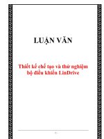 LUẬN VĂN: Thiết kế chế tạo và thử nghiệm bộ điều khiển LinDrive pdf