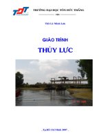 Thủy lực đại cương potx