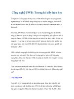 Công nghệ UWB: Tương lai đầy hứa hẹn docx