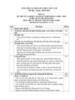 đáp án đề thi lí thuyết tốt nghiệp khóa 3 - quản trị nhà hàng - mã đề thi qtnh - lt (32)