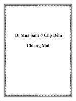 Đi Mua Sắm ở Chợ Đêm Chieng Mai doc