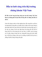 Đầu tư lướt sóng trên thị trường chứng khoán Việt Nam potx