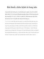 Bài thuốc chữa bệnh từ long não pptx