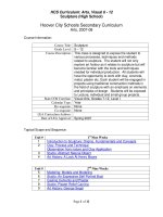 Hoover City Schools Secondary Curriculum Arts, 2007-08 pdf