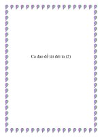 Ca dao đề tài tình yêu đôi lứa docx