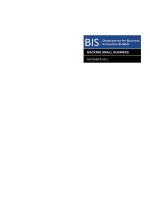 DEPARTMENT FOR BUSINESS INNOVATION & SKILLS: BACKING SMALL BUSINESS doc