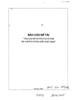 Ứng dụng tiến bộ khoa học kỹ thuật sản xuất chỉ khâu phẫu thuật Catgut doc