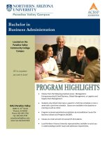 Bachelor in Business Administration - Located on the Paradise Valley Community College Campus pdf
