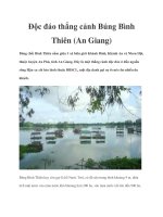 Độc đáo thắng cảnh Búng Bình Thiên (An Giang) doc