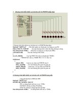 Chương trình điều khiển các led đơn nối với PORTB nhấp nháy ppt