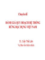 Chuyên đềĐÁNH GIÁ QUY HOẠCH HỆ THỐNG RỪNG ĐẶC DỤNG VIỆT NAM doc
