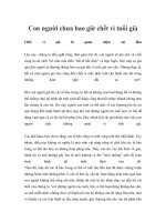 Con người chưa bao giờ chết vì tuổi già pptx