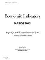 Economic Indicators MARCH 2012: Prepared for the Joint Economic Committee by the Council of Economic Advisers potx